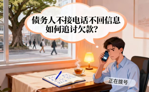 深圳債務公司:債務人不接電話不回信息如何追討欠款