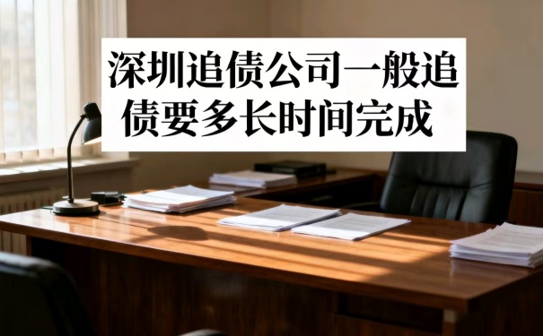 深圳追債公司一般追債需要多長(zhǎng)時(shí)間完成